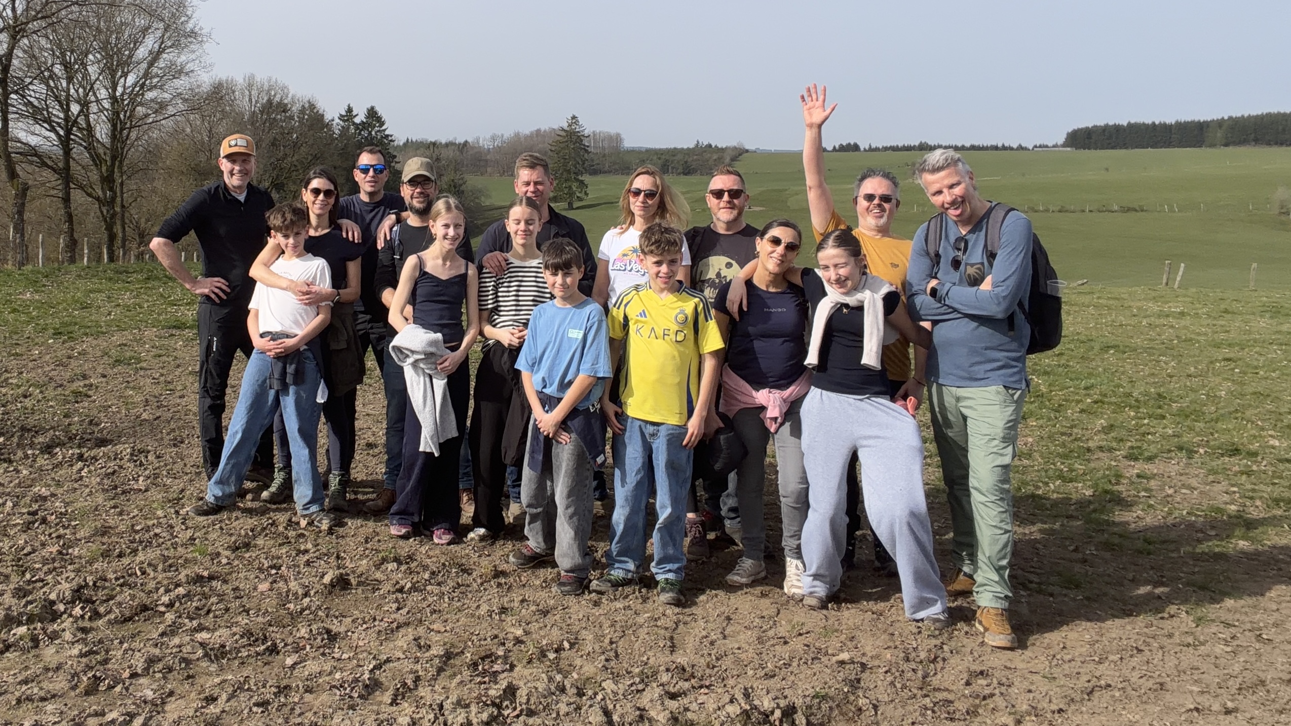 Gezellige groepsfoto